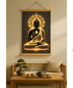 Mành Trúc Treo Tường Phật Giáo – Trang Trí Thiền Tịnh & Tâm Linh