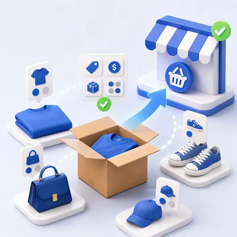 Minh họa dự án đăng sản phẩm lên sàn